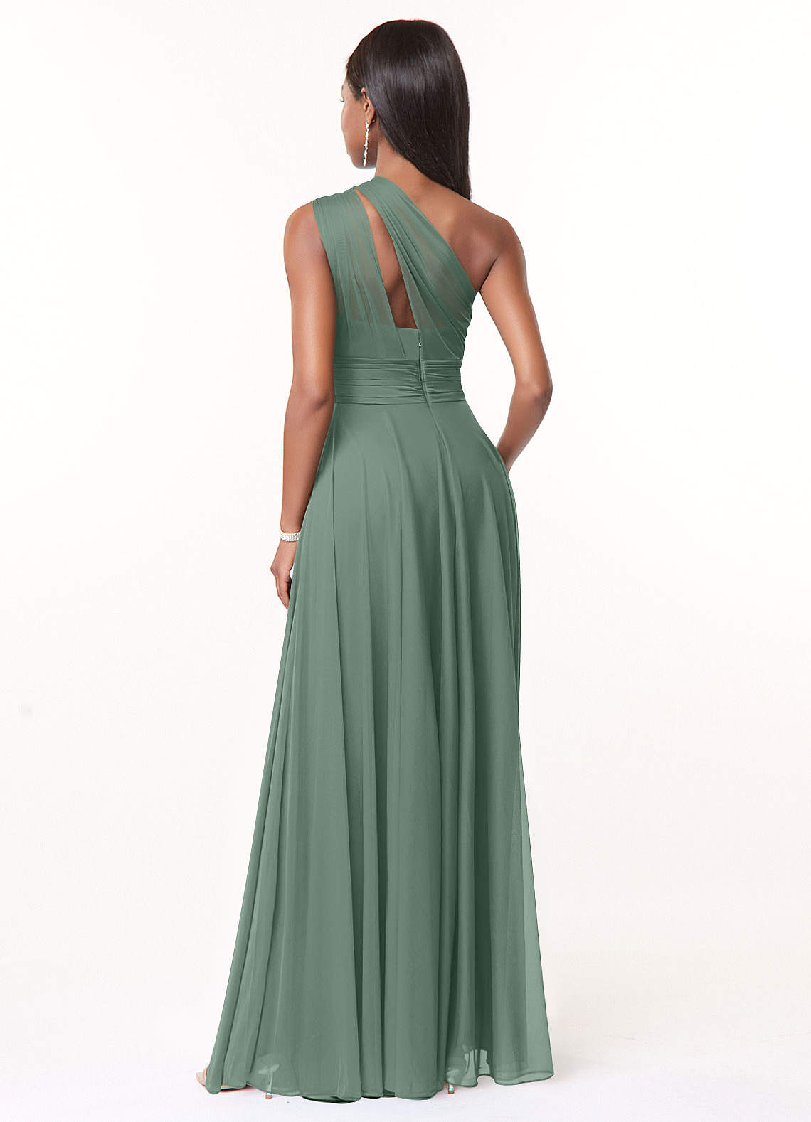 A-Line One Shoulder Dress