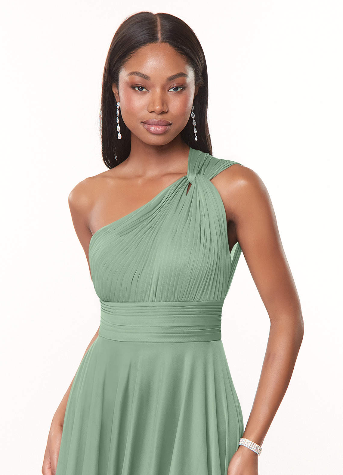 A-Line One Shoulder Dress