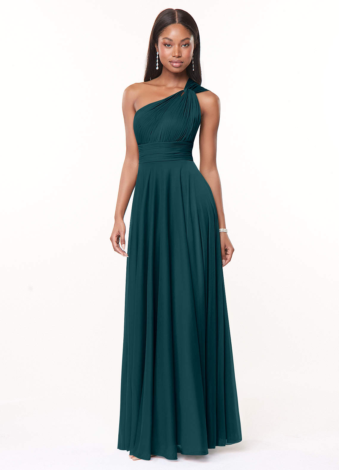 A-Line One Shoulder Dress