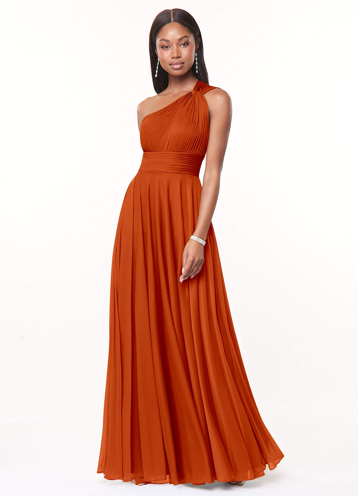 A-Line One Shoulder Dress