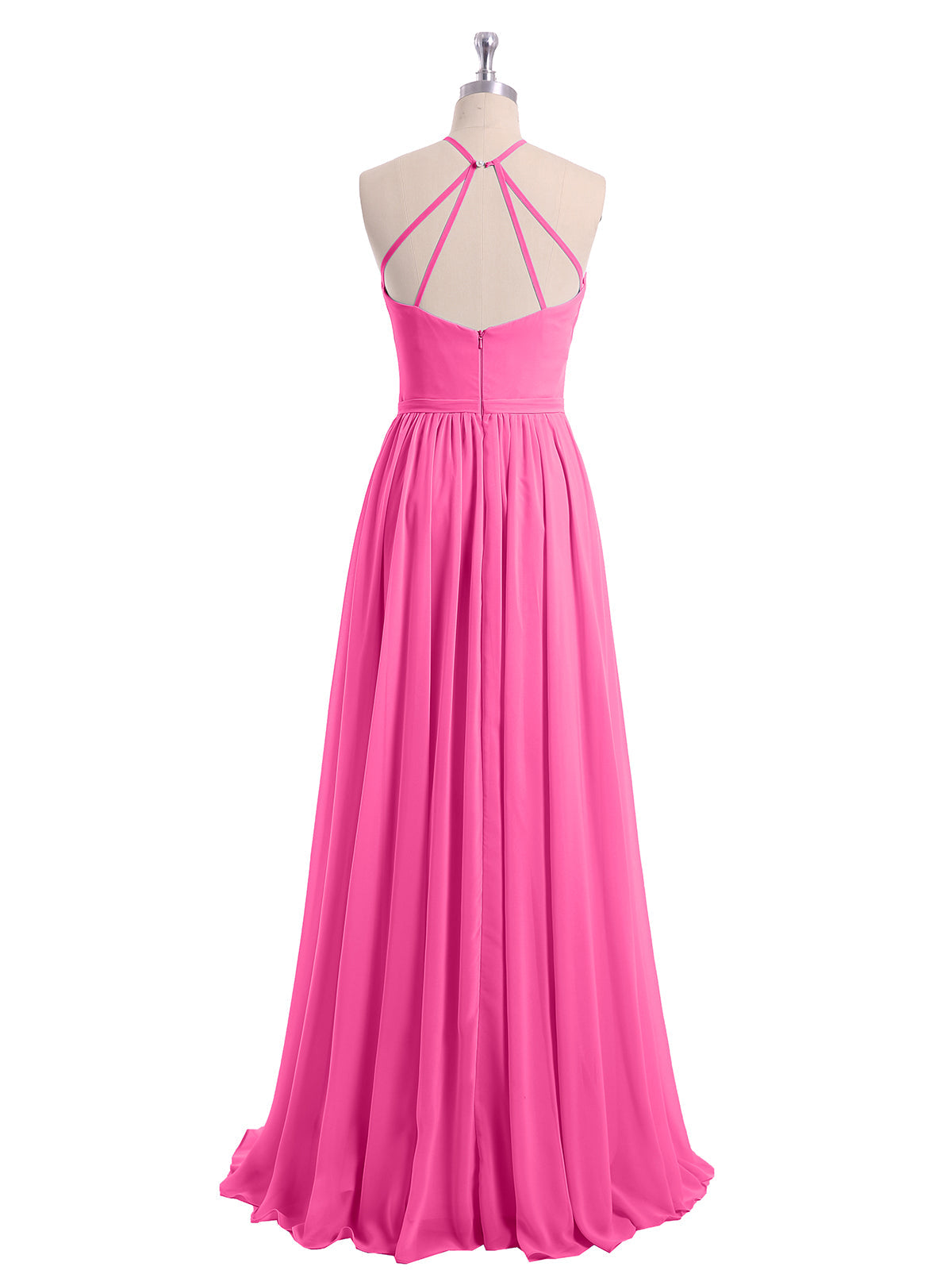 Halter Chiffon Dress