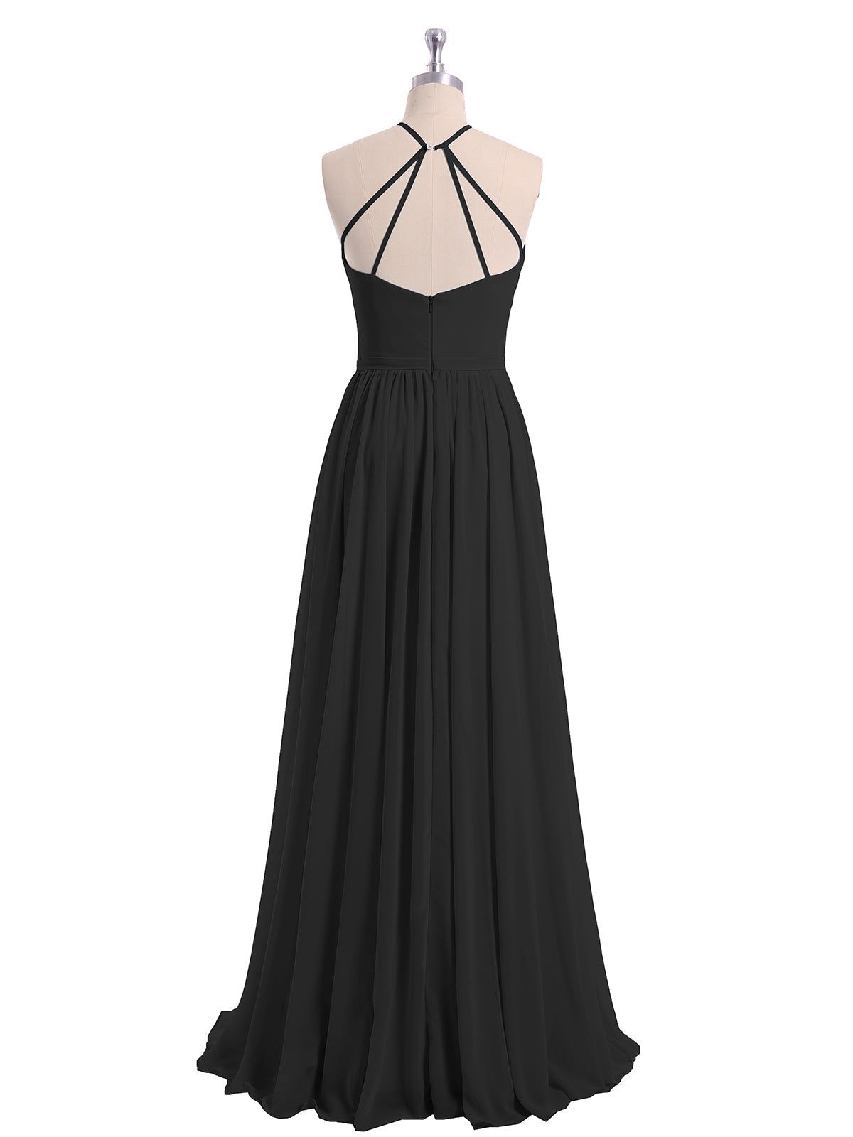 Halter Chiffon Dress