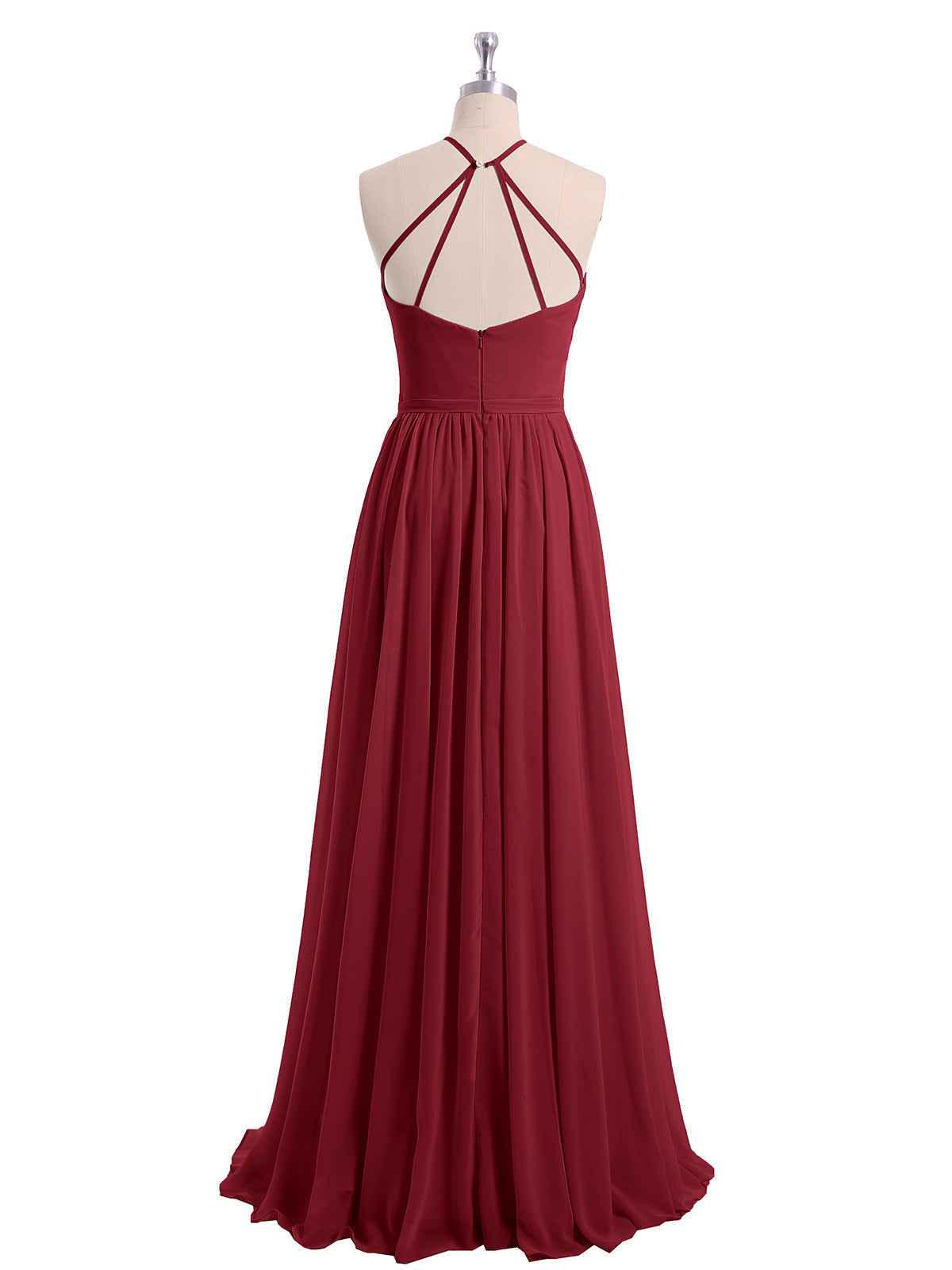 Halter Chiffon Dress