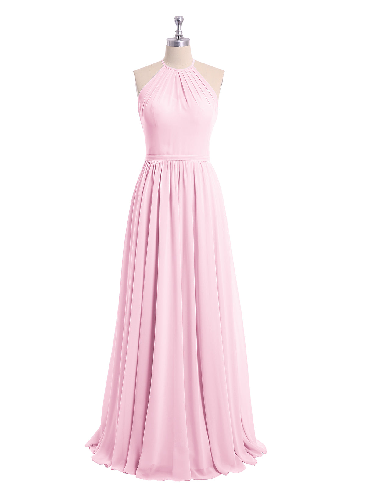 Halter Chiffon Dress