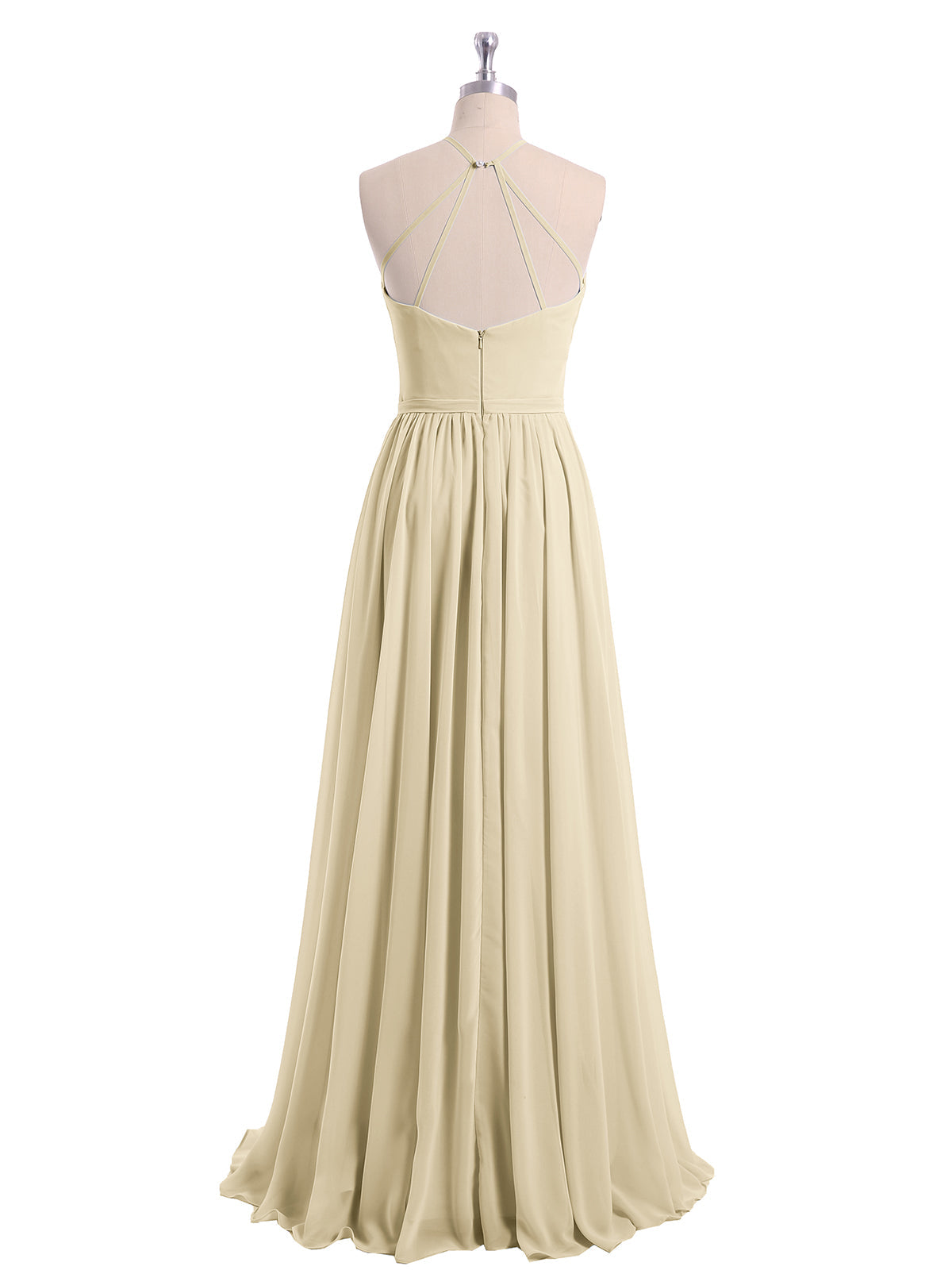 Halter Chiffon Dress