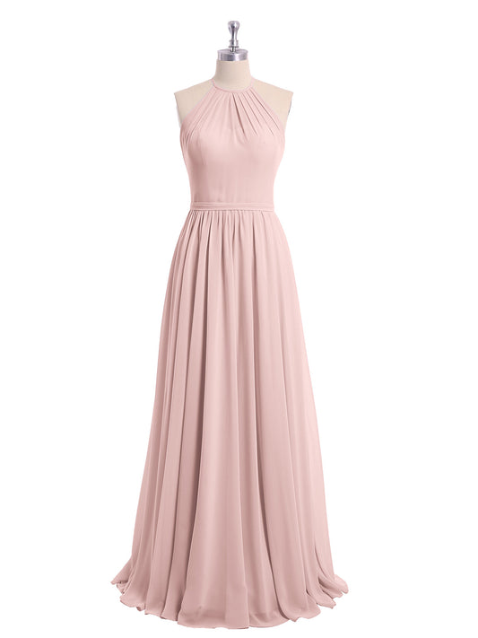 Halter Chiffon Dress