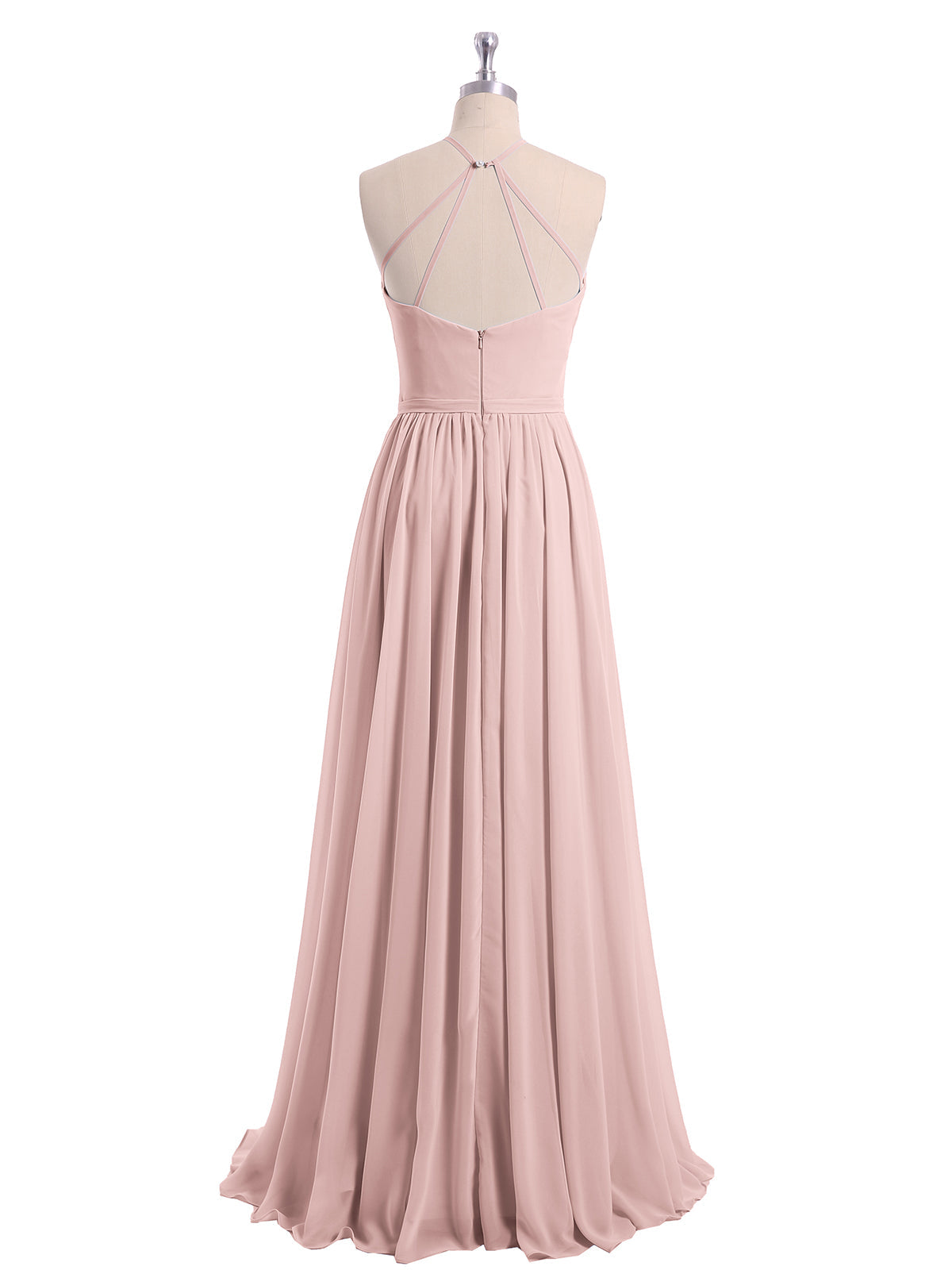 Halter Chiffon Dress