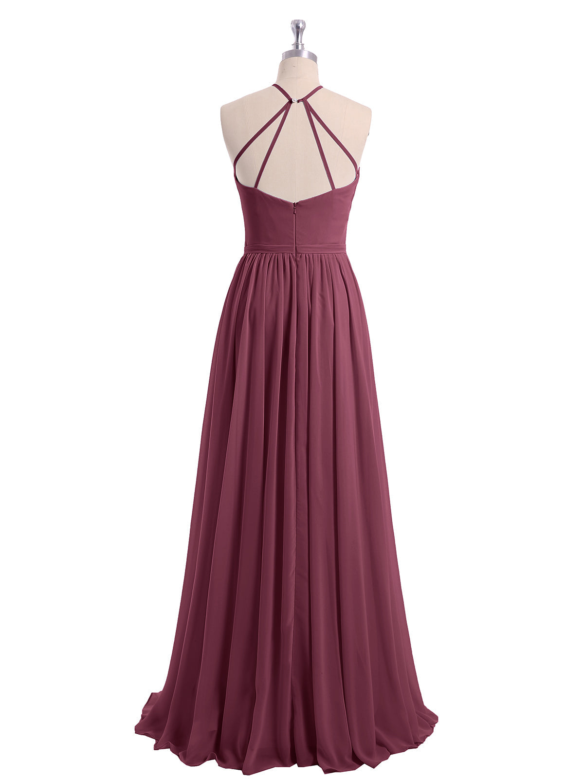 Halter Chiffon Dress