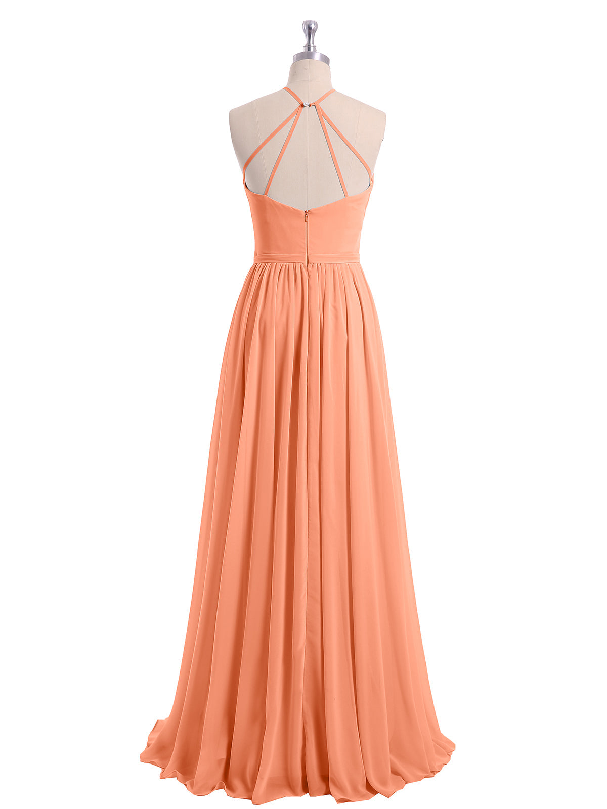 Halter Chiffon Dress