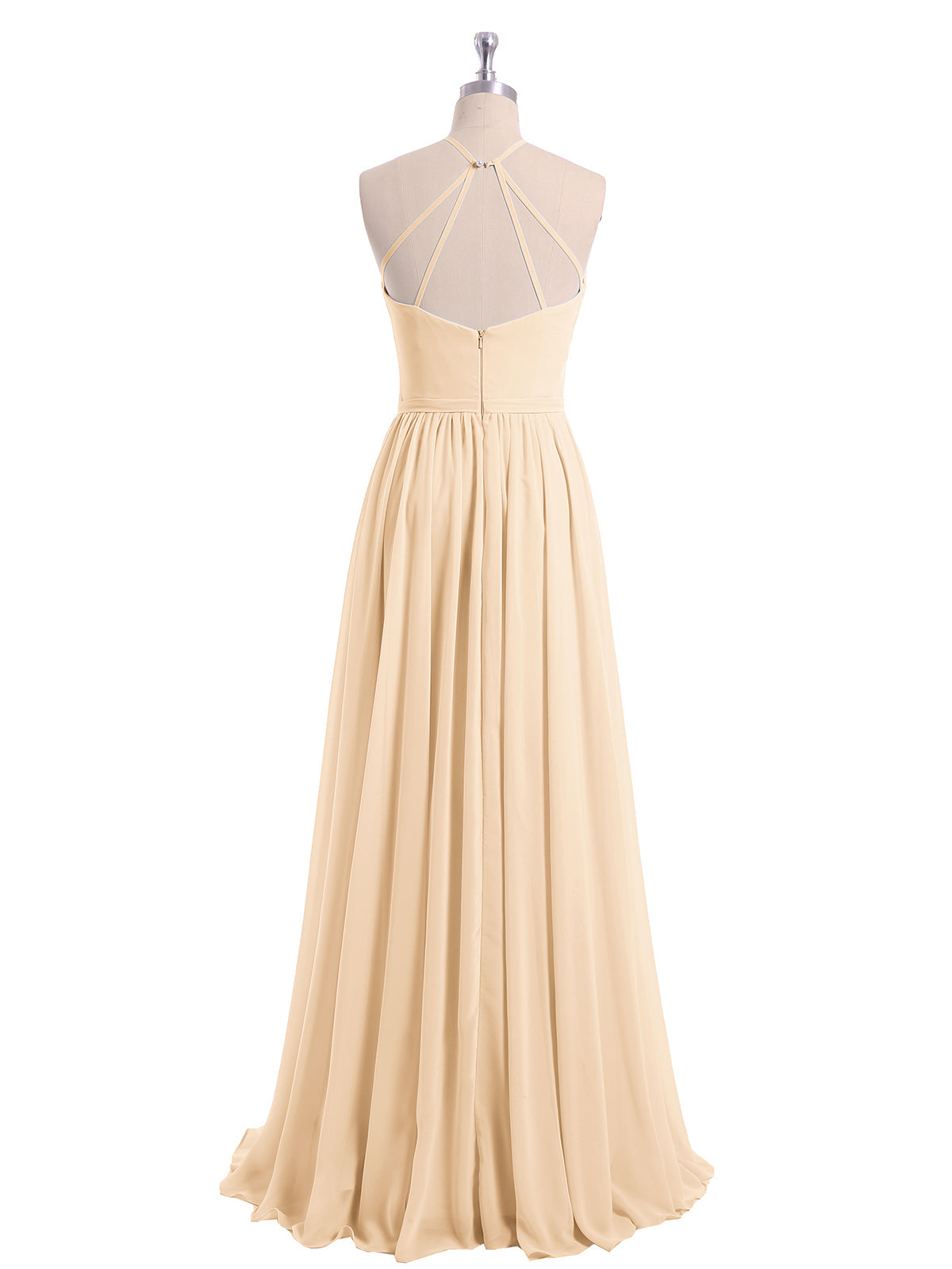 Halter Chiffon Dress