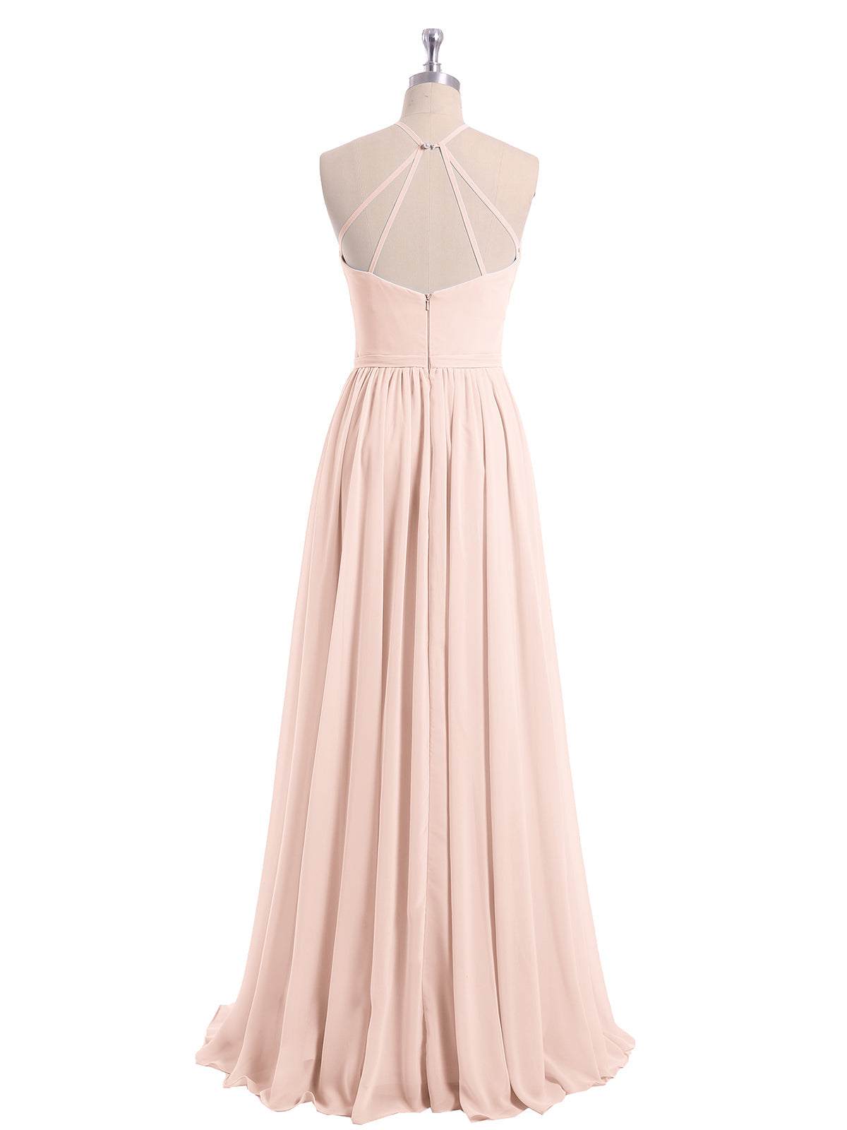 Halter Chiffon Dress