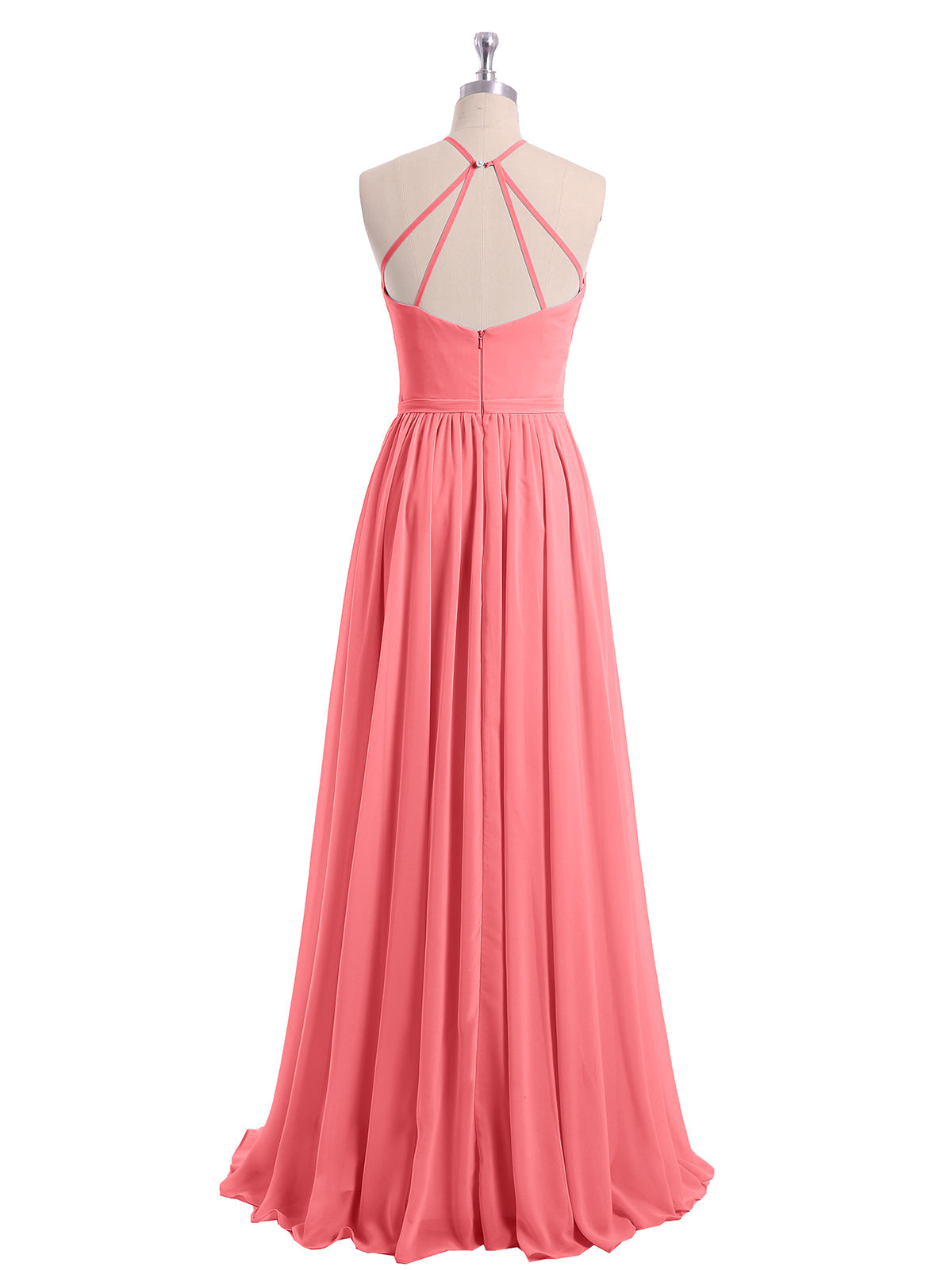 Halter Chiffon Dress