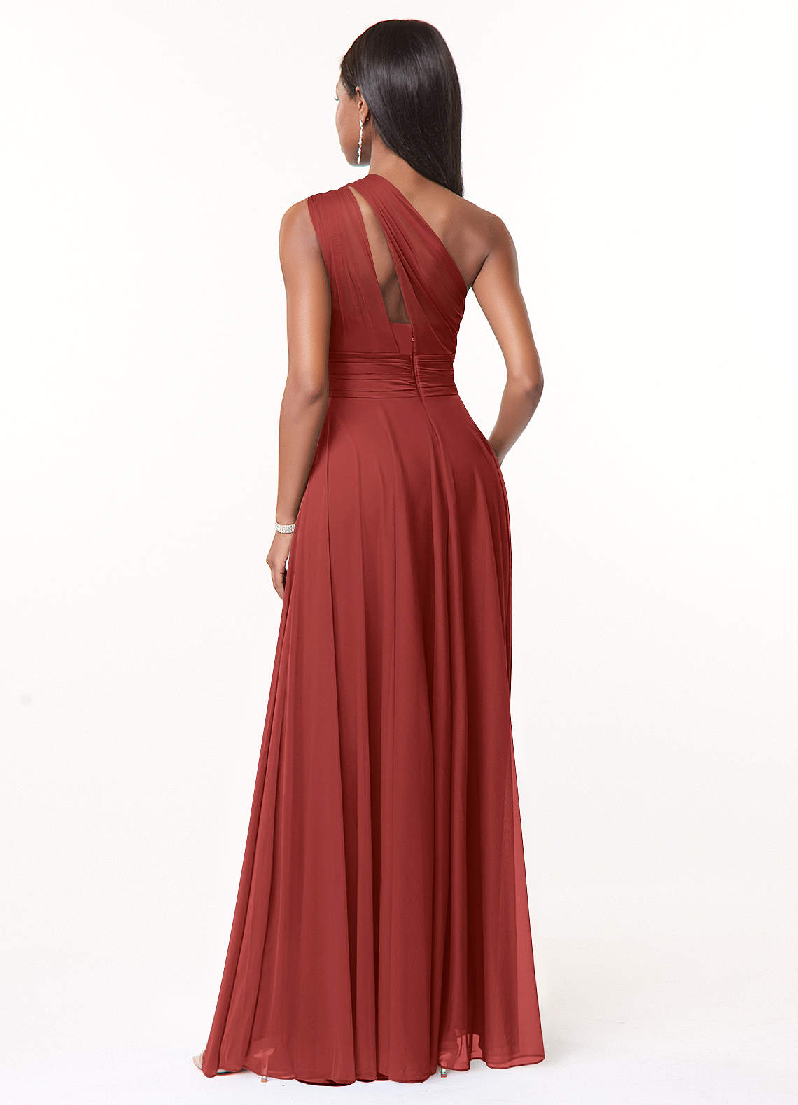 A-Line One Shoulder Dress