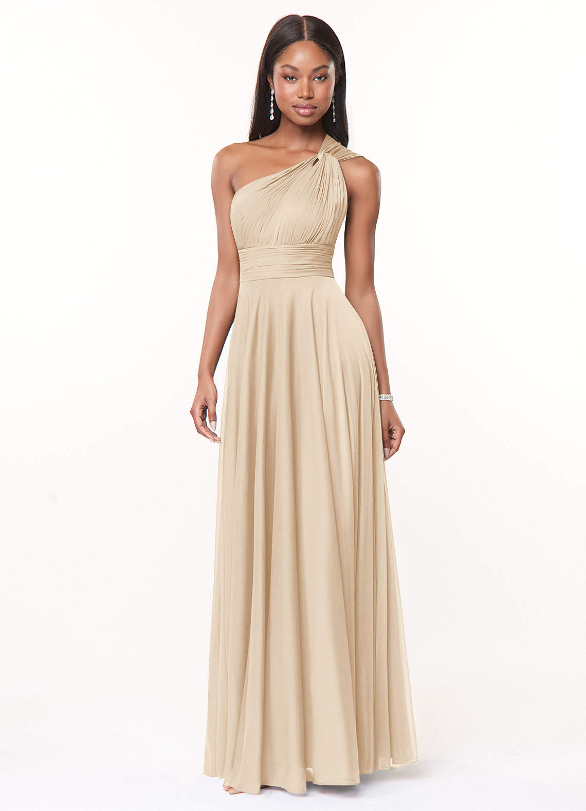 A-Line One Shoulder Dress