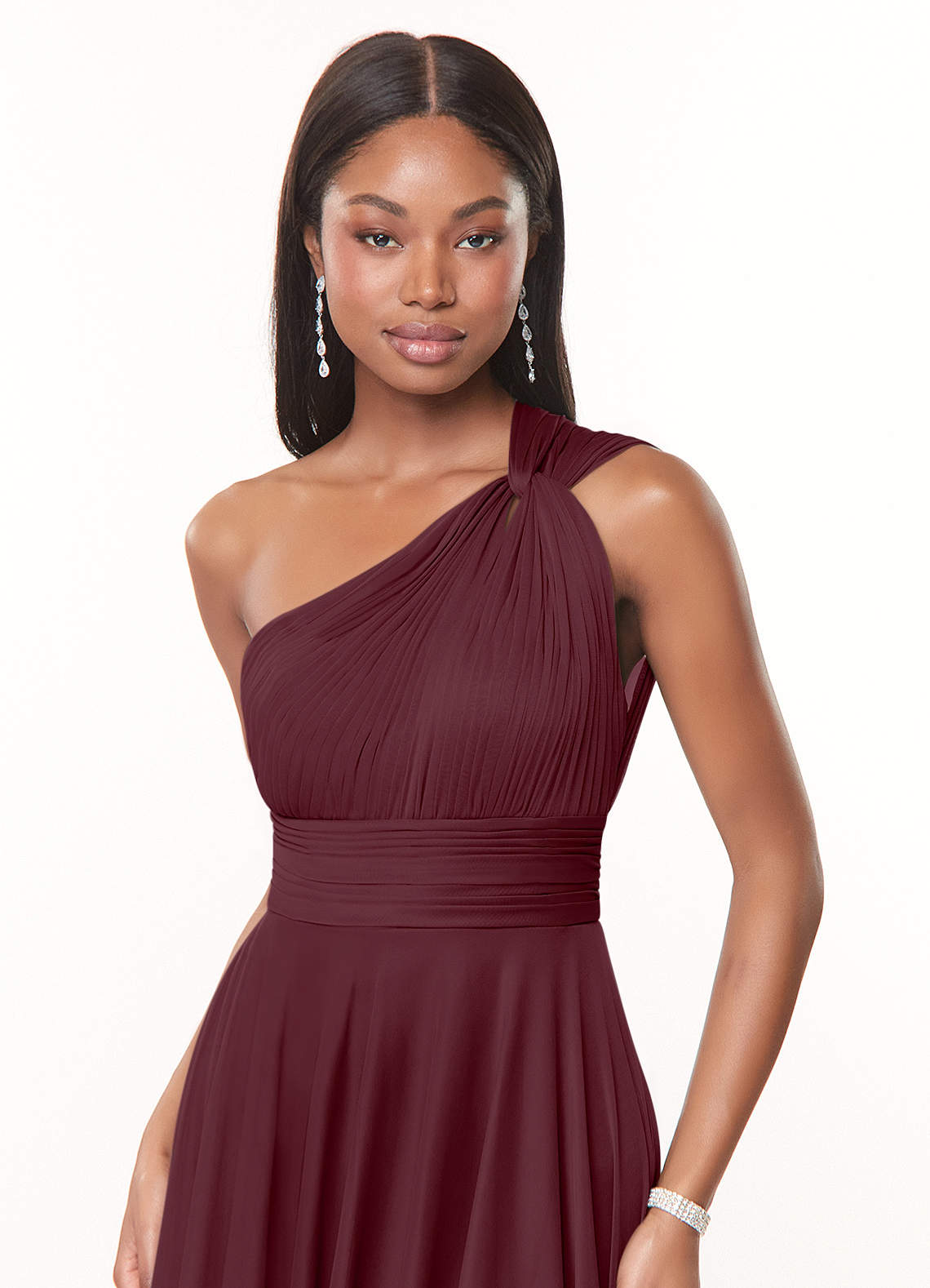 A-Line One Shoulder Dress