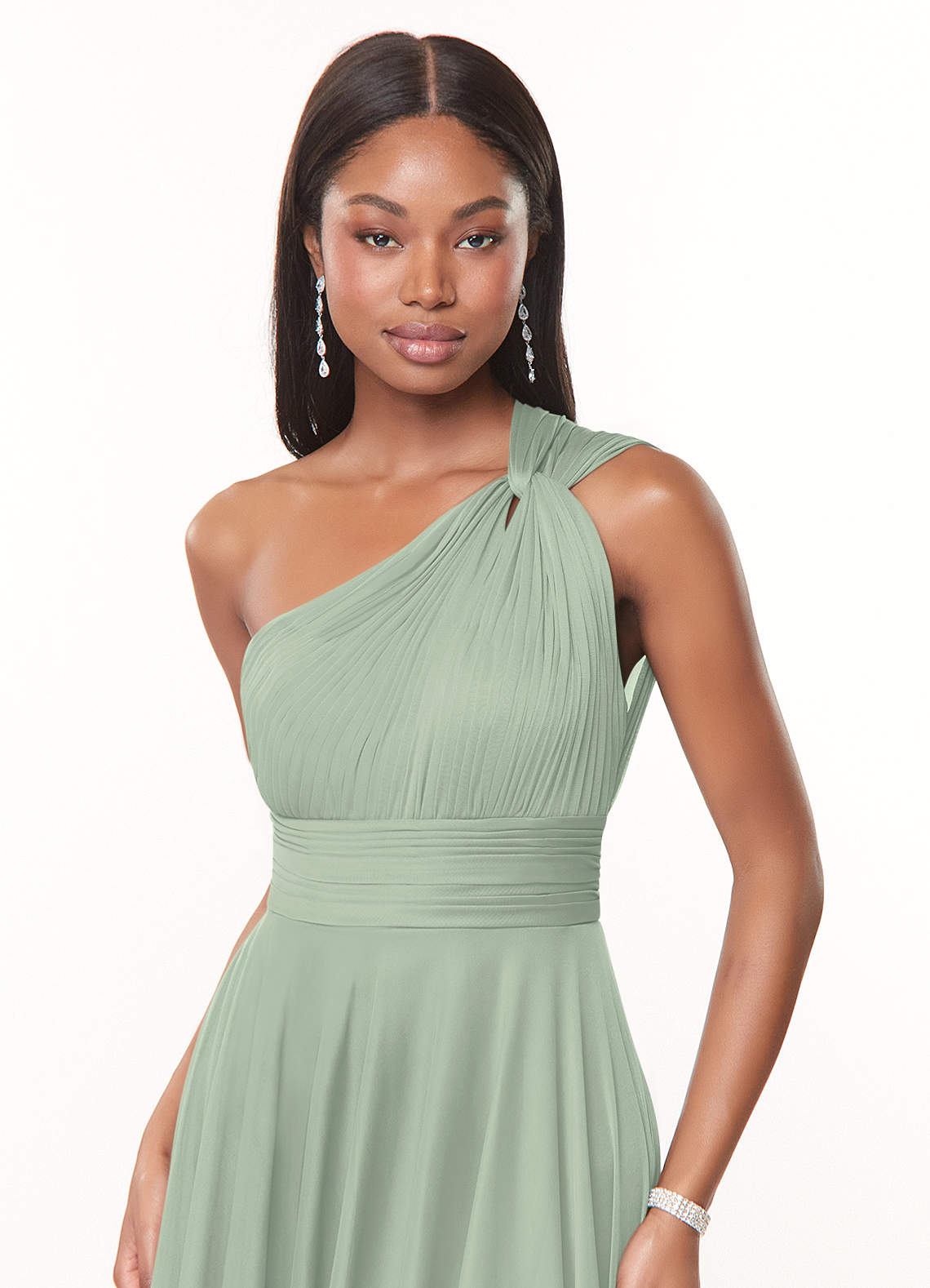 A-Line One Shoulder Dress