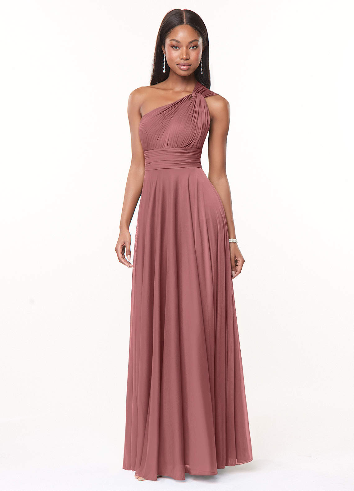 A-Line One Shoulder Dress