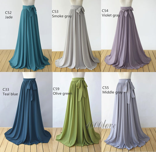 Chiffon Bridesmaids Skirts