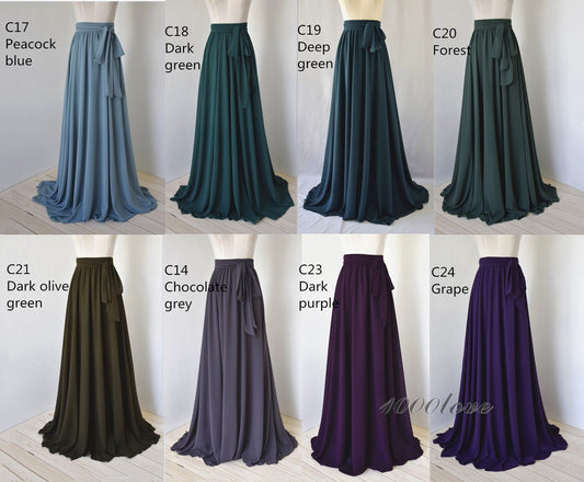 Chiffon Bridesmaids Skirts