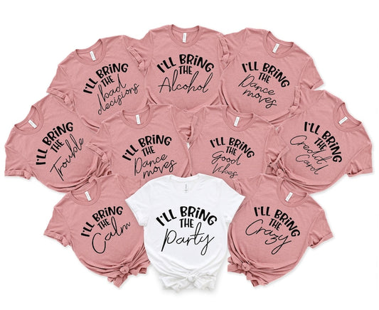 Bridal party T-shirts