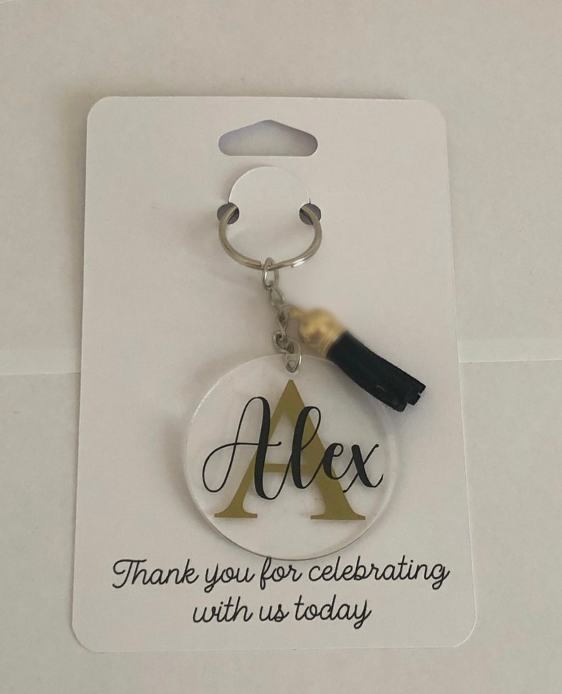 Personalized Key Ring Wedding favour