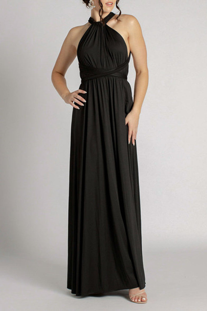 MultiWrap Infinity dress Black