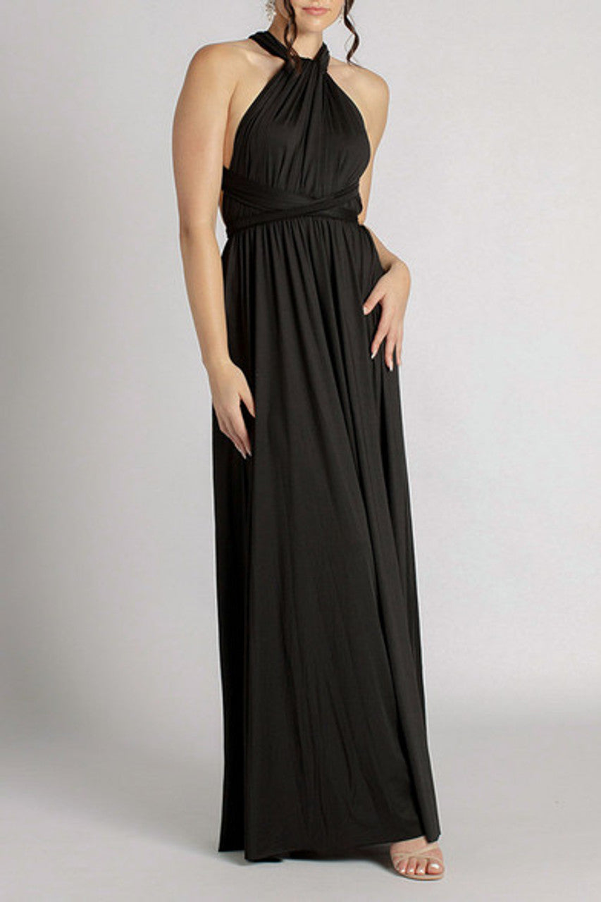 MultiWrap Infinity dress Black