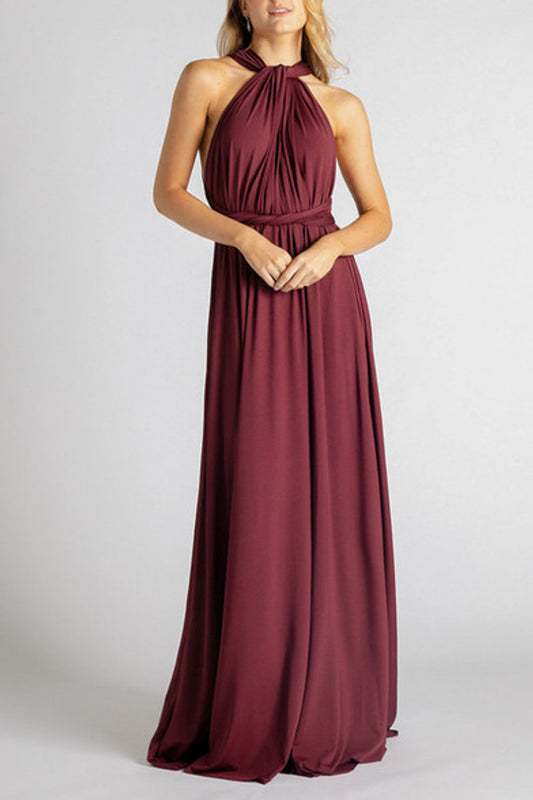 MultiWrap Infinity dress Dark Burgundy