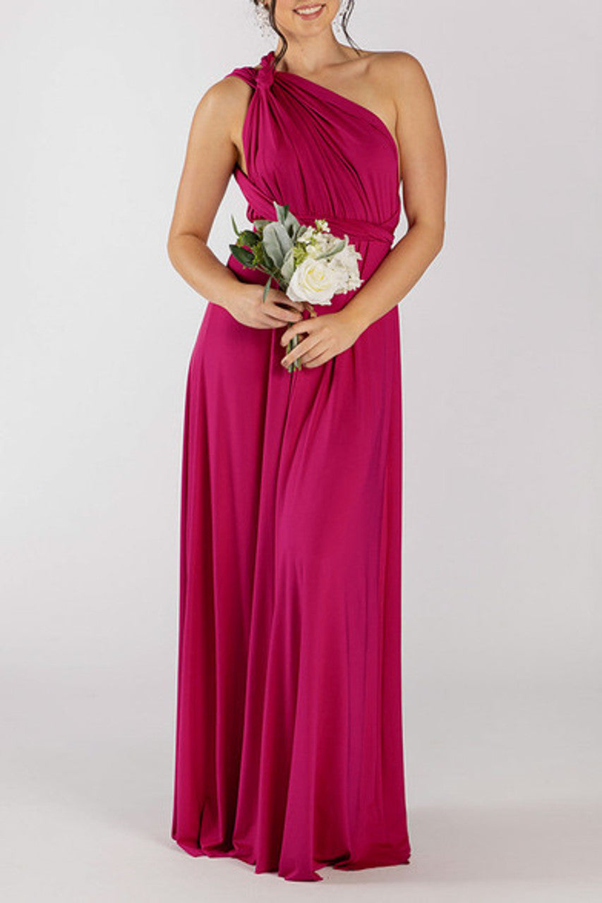 MultiWrap Infinity dress Fuchsia