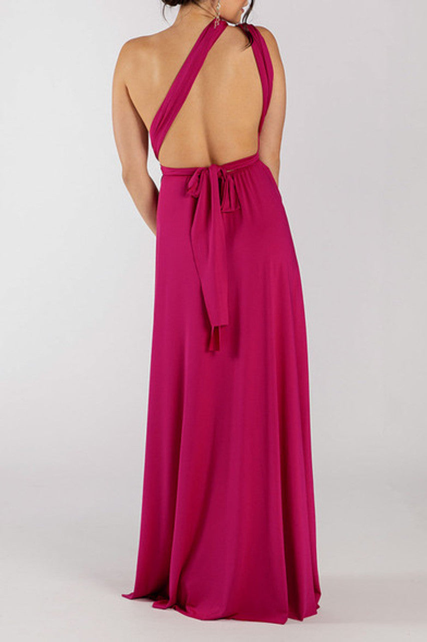 MultiWrap Infinity dress Fuchsia