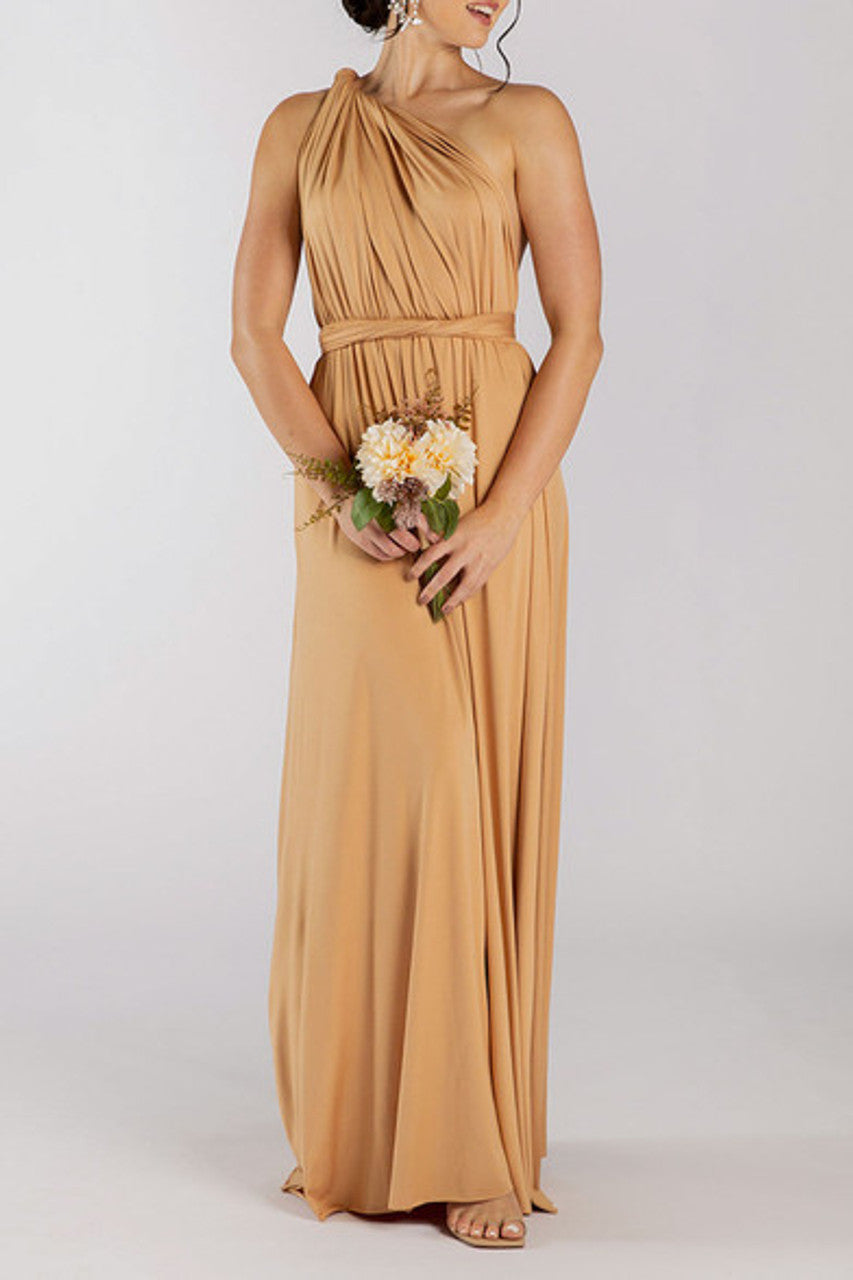 MultiWrap Infinity dress Gold Rush