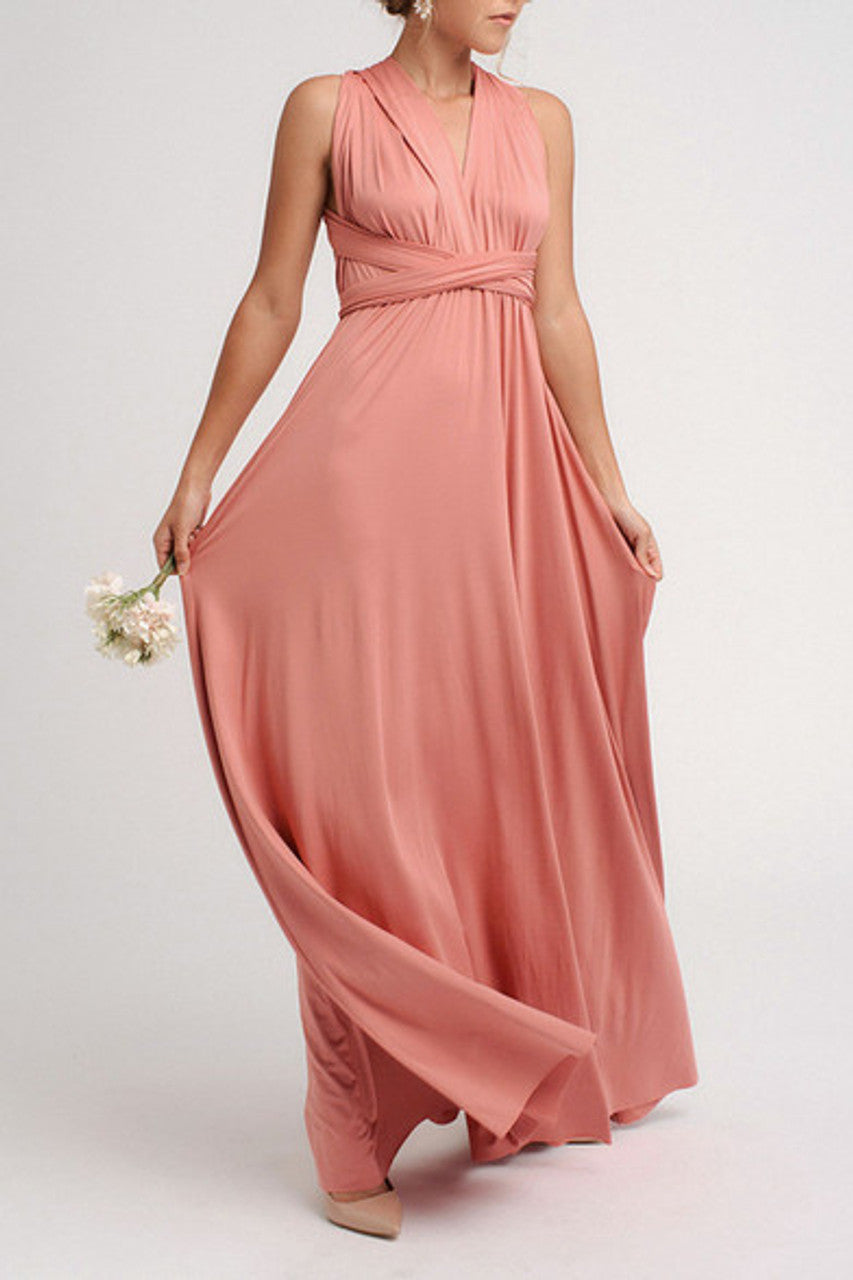 MultiWrap Infinity dress Rose