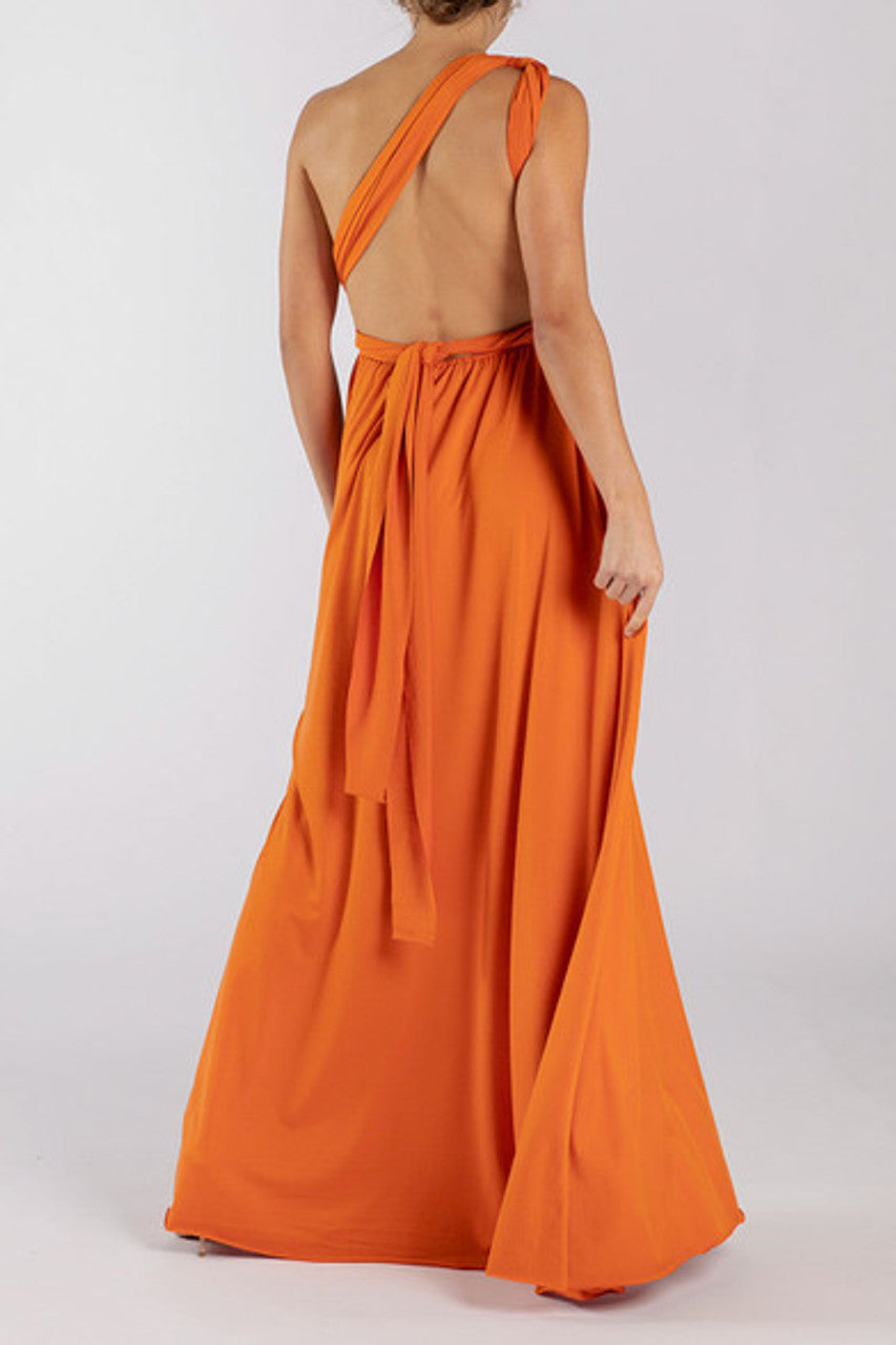 MultiWrap Infinity dress Rustic Orange