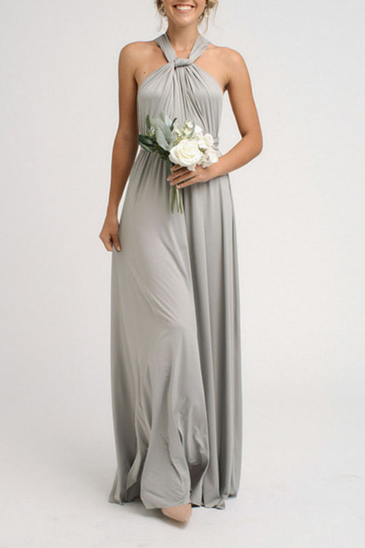 MultiWrap Infinity dress Silver