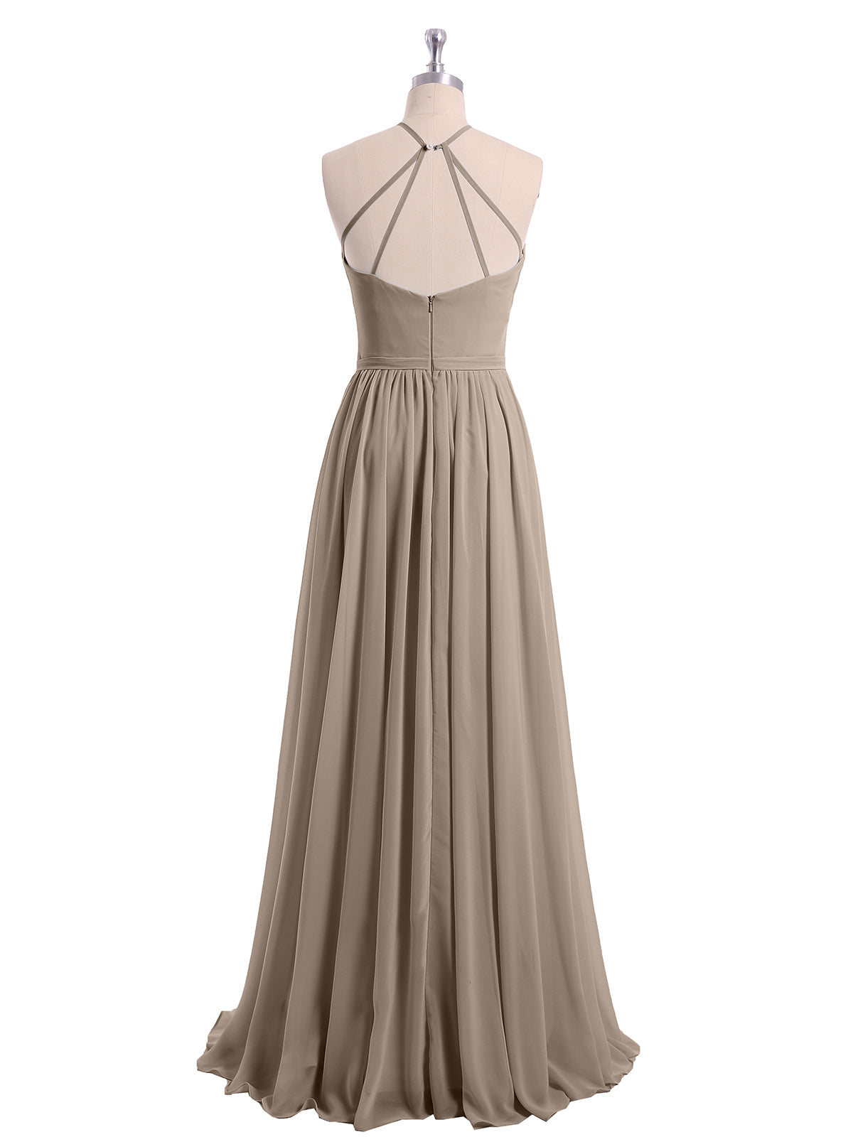 Halter Chiffon Dress