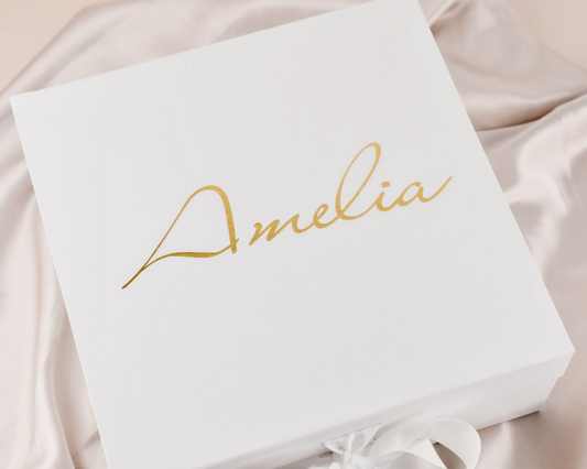 White Personalised Gift Box