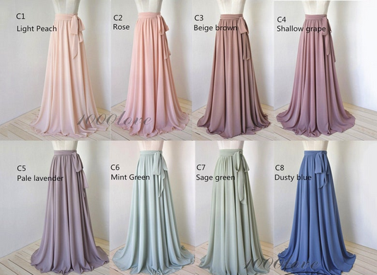 Chiffon Bridesmaids Skirts